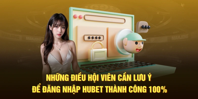 Những điều hội viên cần lưu ý để đăng nhập HUBET thành công 100%